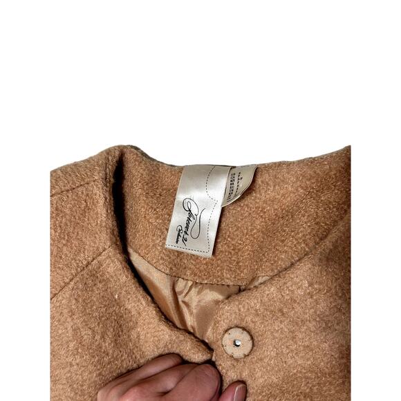 Women's Camel Coat - Picture 3 of 4